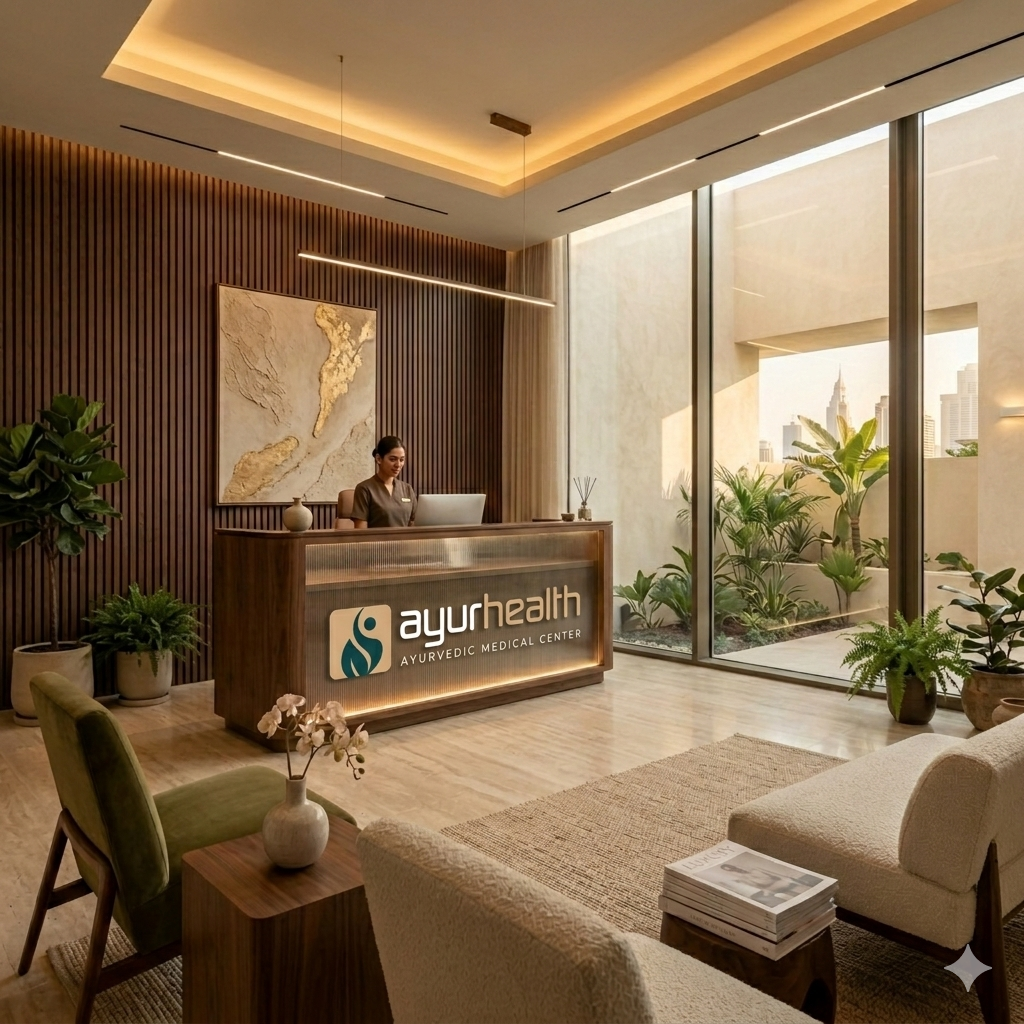 Ayur Health reception and care environment
